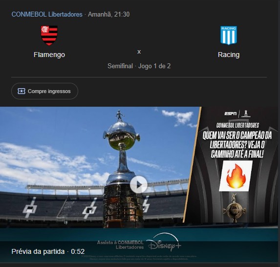 Flamengo e Racing: o que esperar?